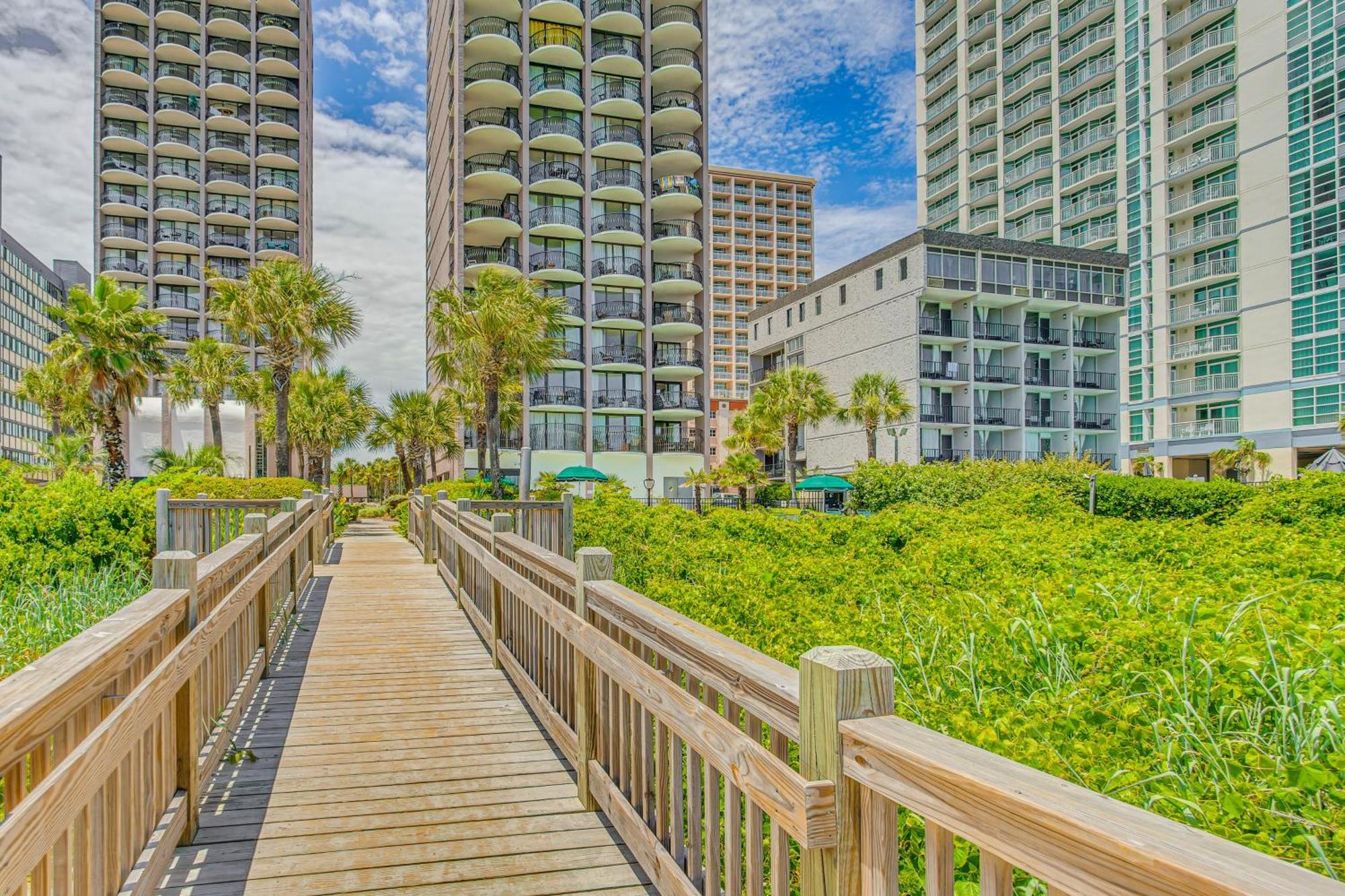 Myrtle Beach Oceanfront Condo With Covered Balcony! Экстерьер фото